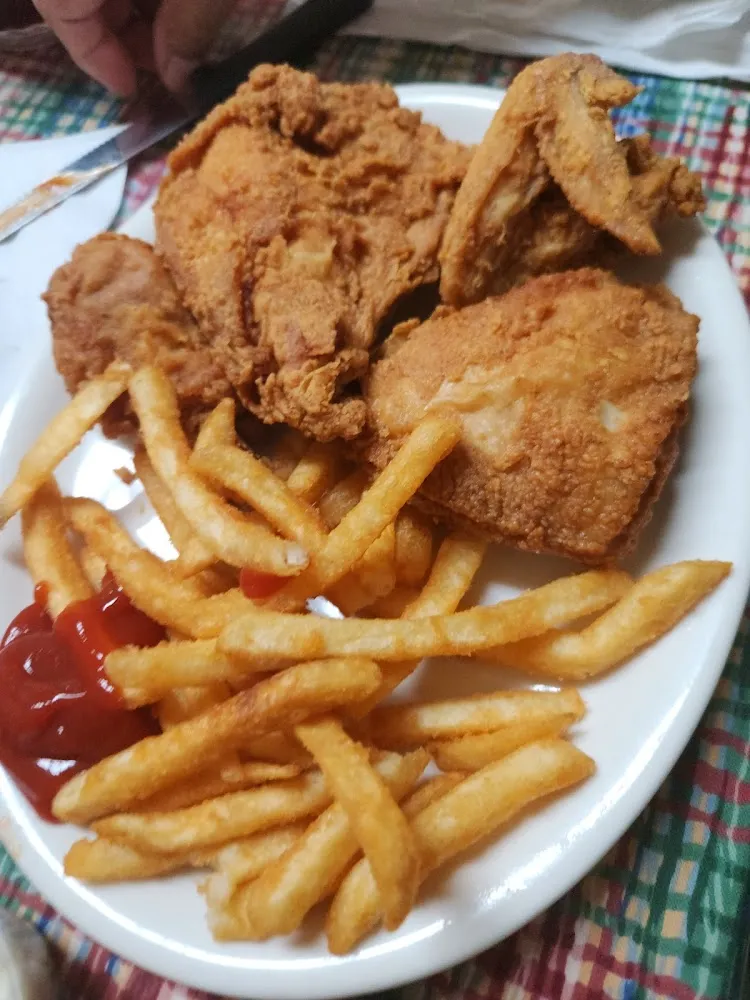 Fried Chicken and Fries